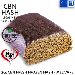 CBN FRESH FROZEN HASH 2G. - MEDVAPE LEGAL CANNABIS THC WEED